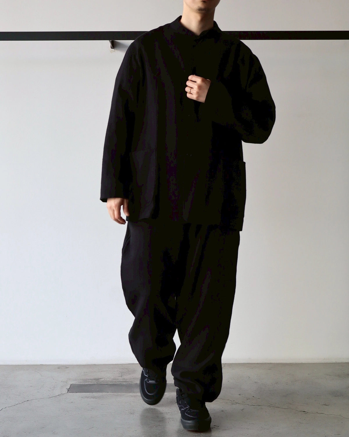 COMOLI / カナパ スタンドカラー ジャケット (B01-01009)