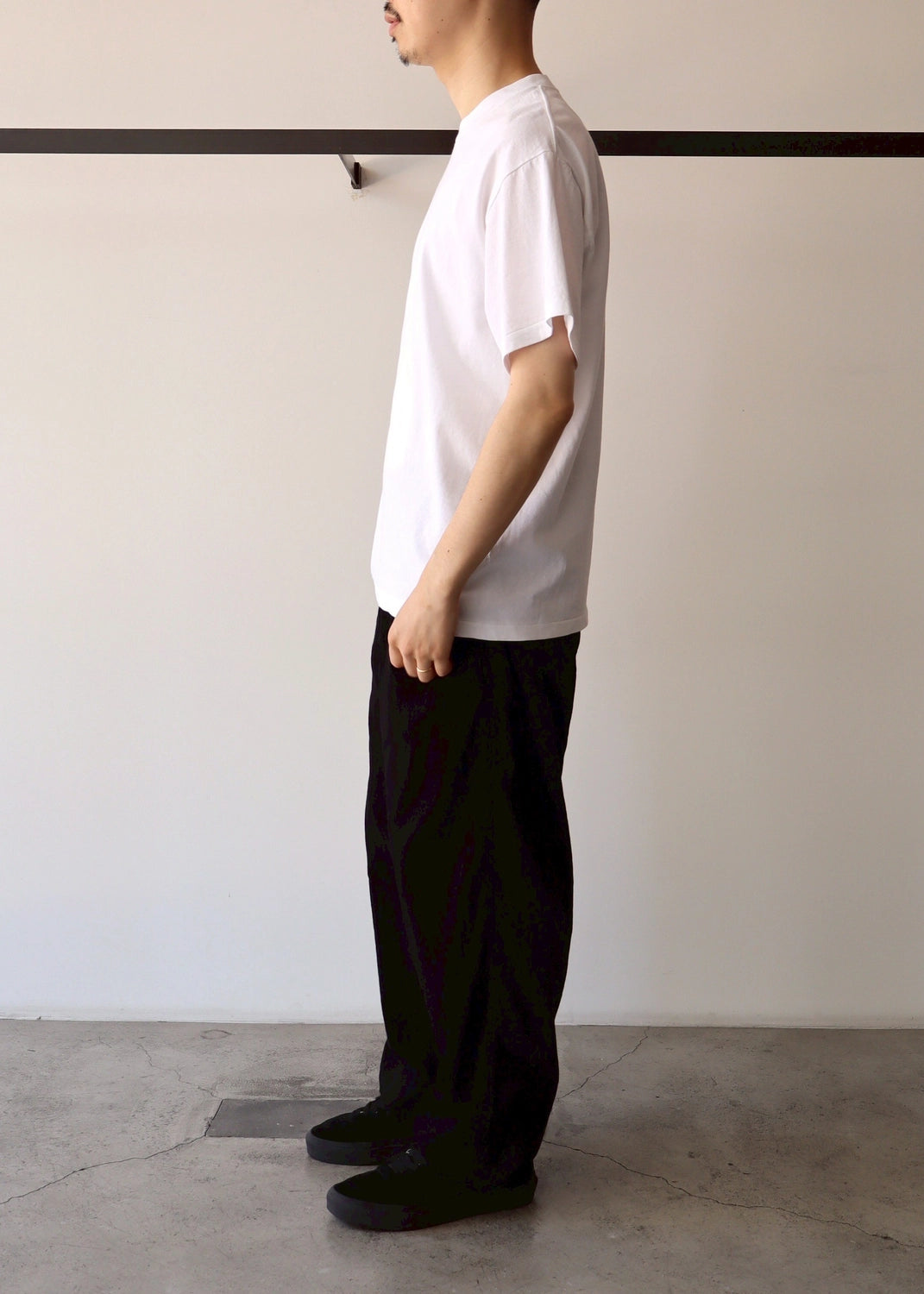 COMOLI / コットンジャージ 半袖Tシャツ (B01-05010)