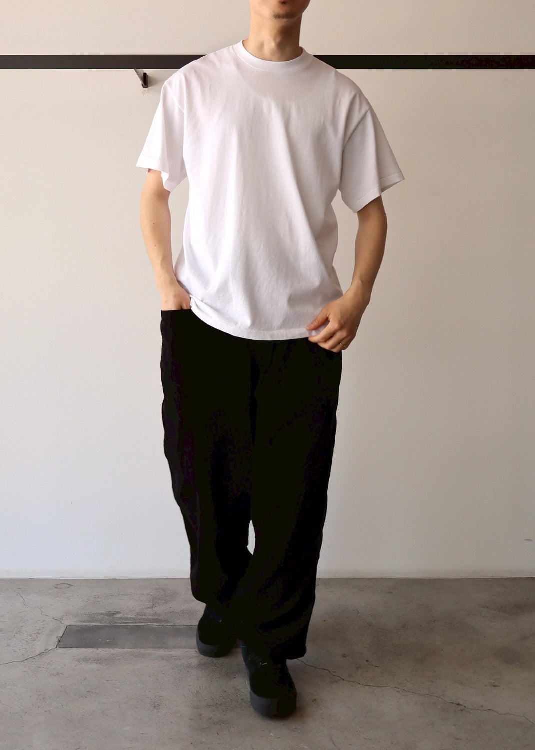 COMOLI / コットンジャージ 半袖Tシャツ (B01-05010)