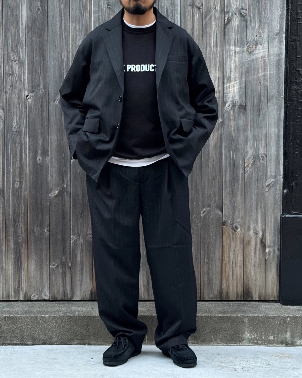 COOTIE PRODUCTIONS / Wool Gabardine Single Breasted Jacket (CTE-26A203)