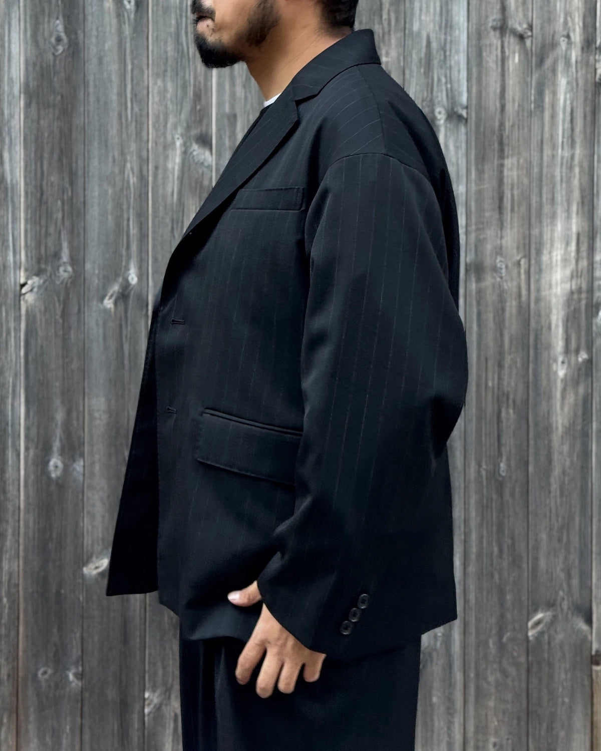 COOTIE PRODUCTIONS / Wool Gabardine Single Breasted Jacket (CTE-26A203)