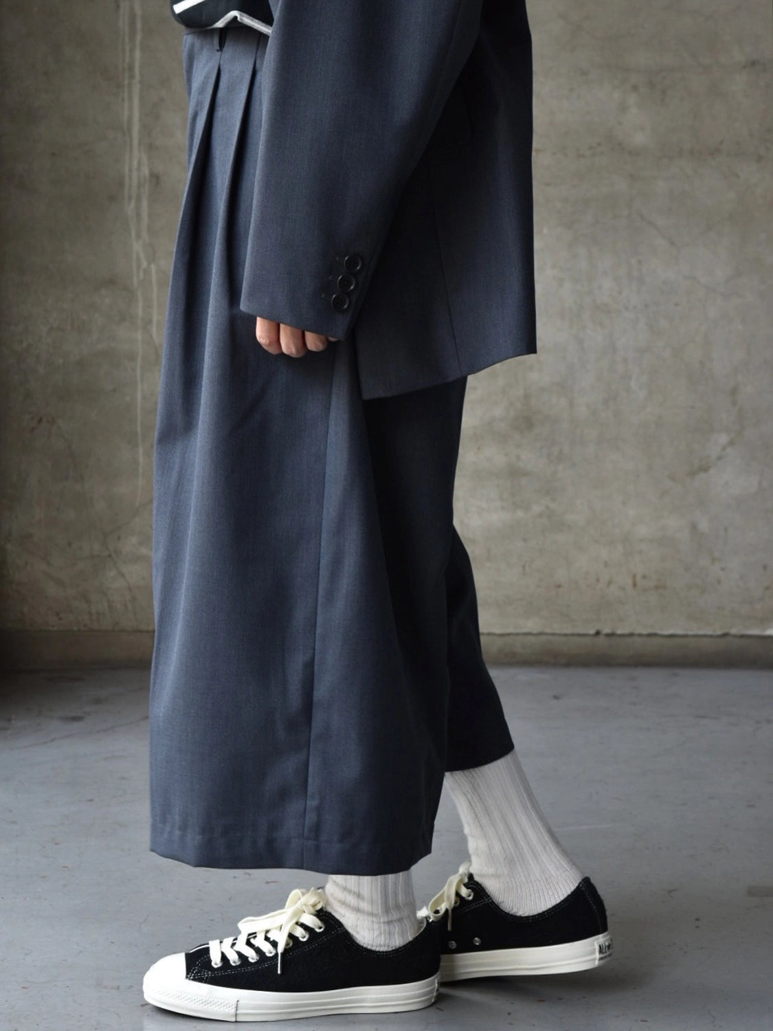 COOTIE PRODUCTIONS® / T/W Saxony Shin Cut Wide Easy Trousers (CTE-25A108)