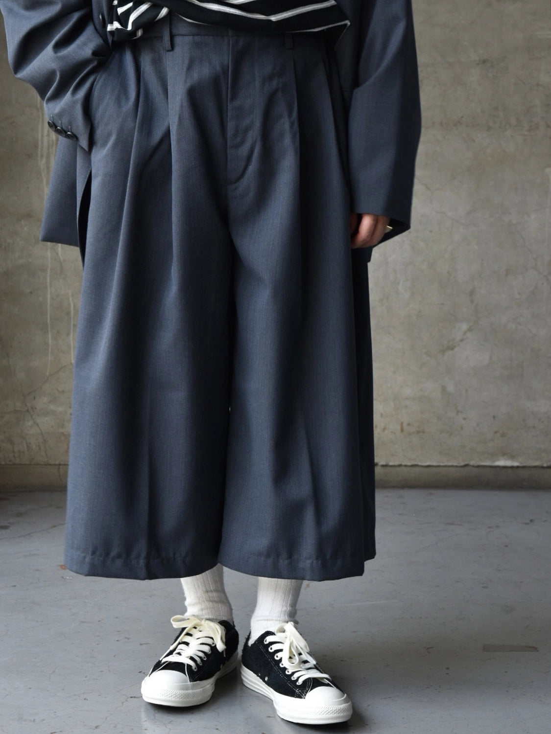 COOTIE PRODUCTIONS® / T/W Saxony Shin Cut Wide Easy Trousers (CTE-25A108)