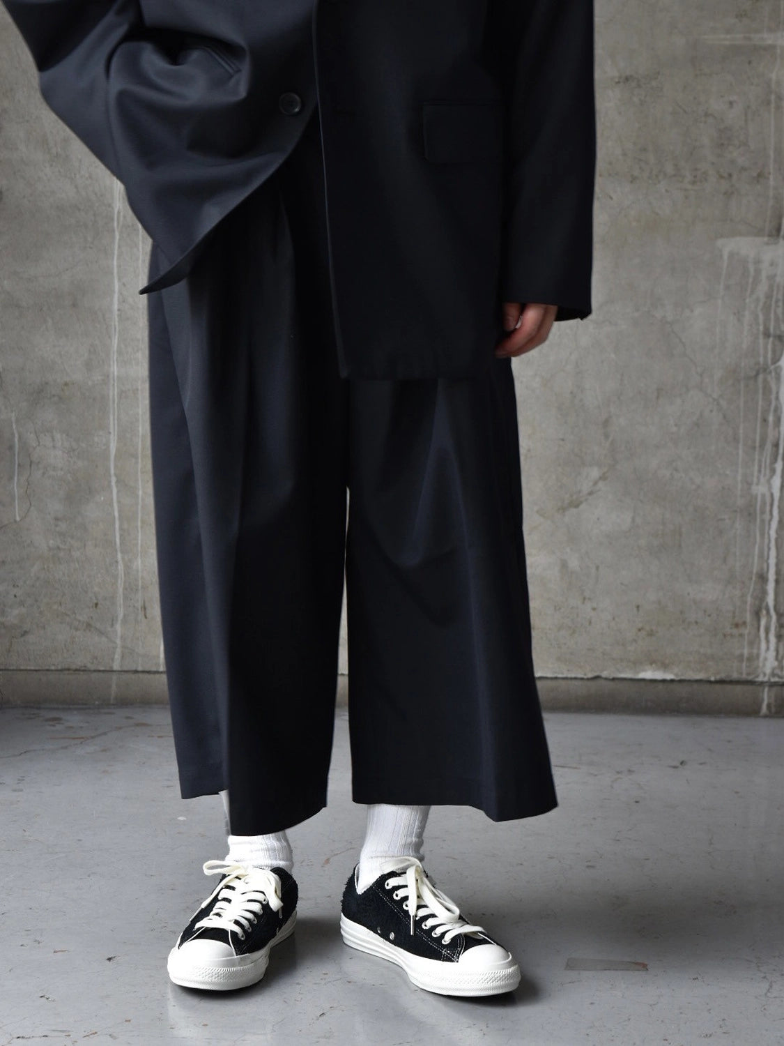 COOTIE PRODUCTIONS® / T/W Saxony Shin Cut Wide Easy Trousers (CTE-25A108)