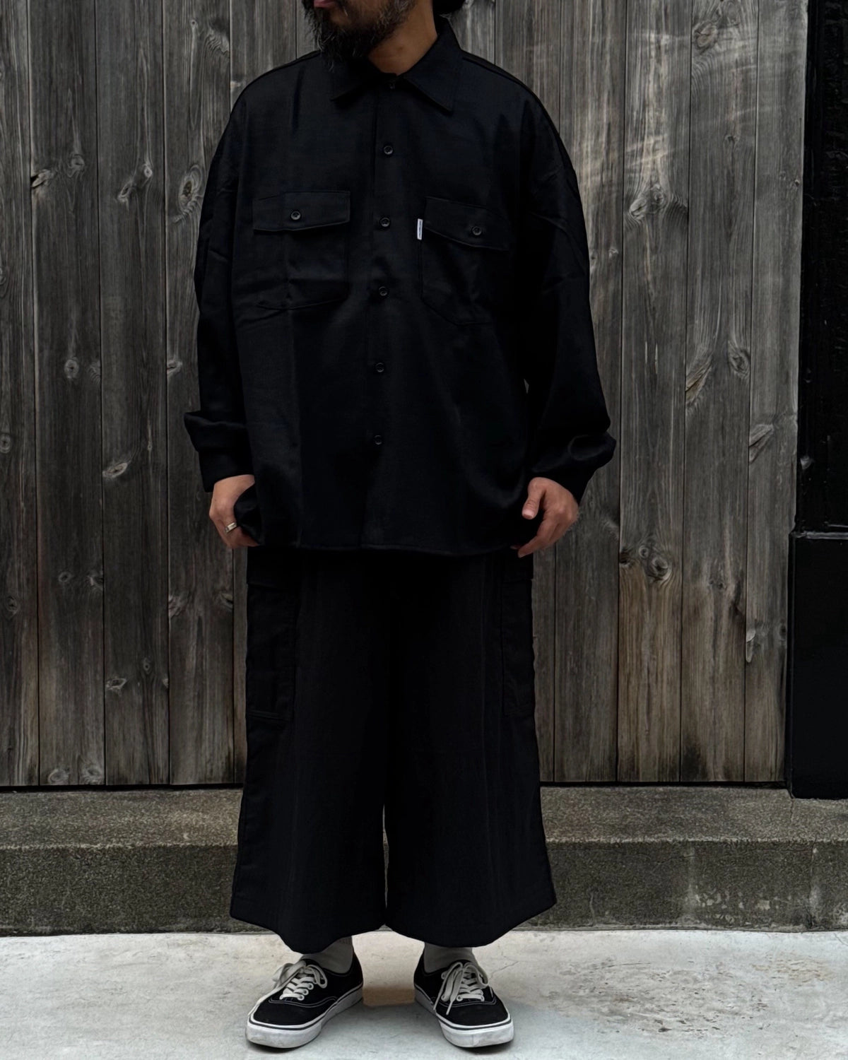 COOTIE PRODUCTIONS / Wool Flano L/S work Shirts (CTE-26A404)