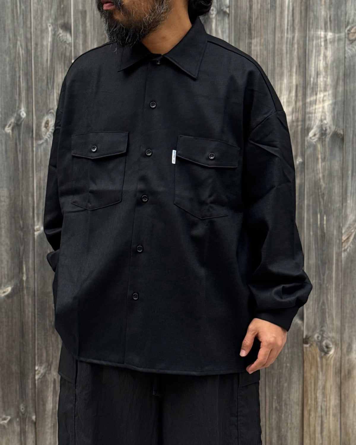 COOTIE PRODUCTIONS / Wool Flano L/S work Shirts (CTE-26A404)