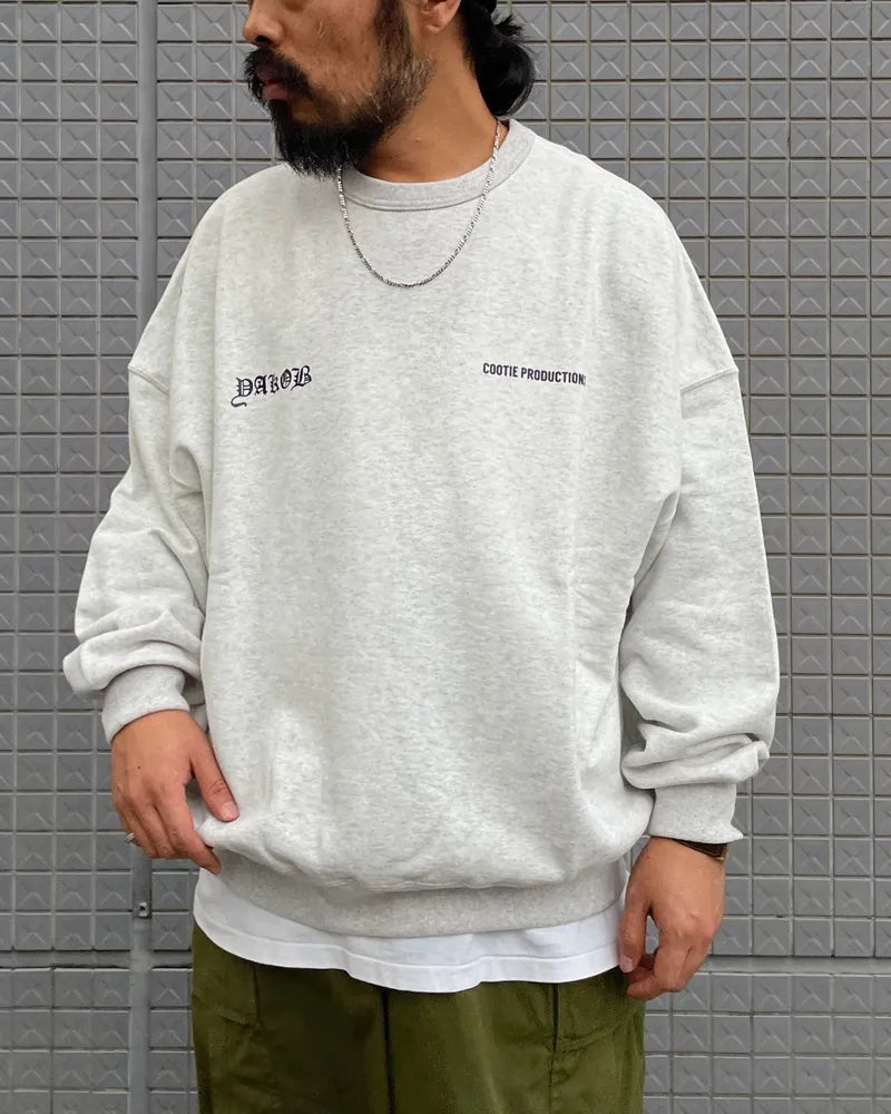 COOTIE PRODUCTIONS® / × Jakob Morley Print Sweat Crew -LOVE THY NEIGHBOUR- (CTE-24A325)
