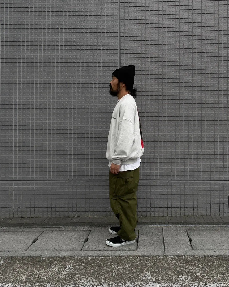 COOTIE PRODUCTIONS® / × Jakob Morley Print Sweat Crew -LOVE THY NEIGHBOUR- (CTE-24A325)