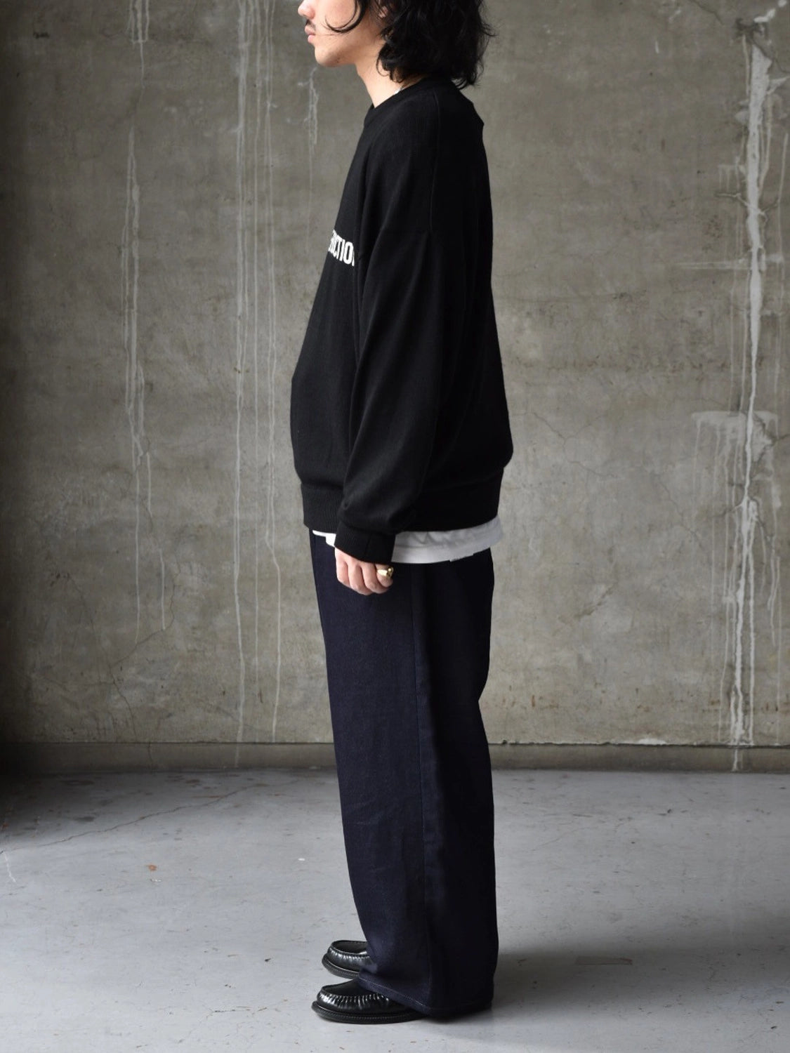 COOTIE PRODUCTIONS® / Intarsia Crew Sweater (CTE-25A323)
