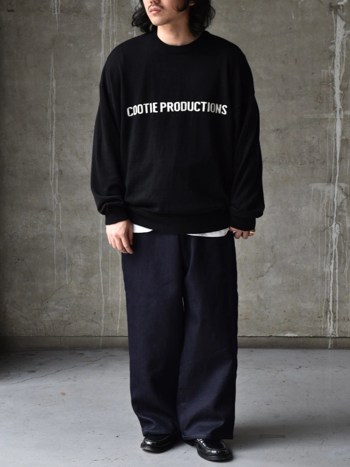 COOTIE PRODUCTIONS® / Intarsia Crew Sweater (CTE-25A323)