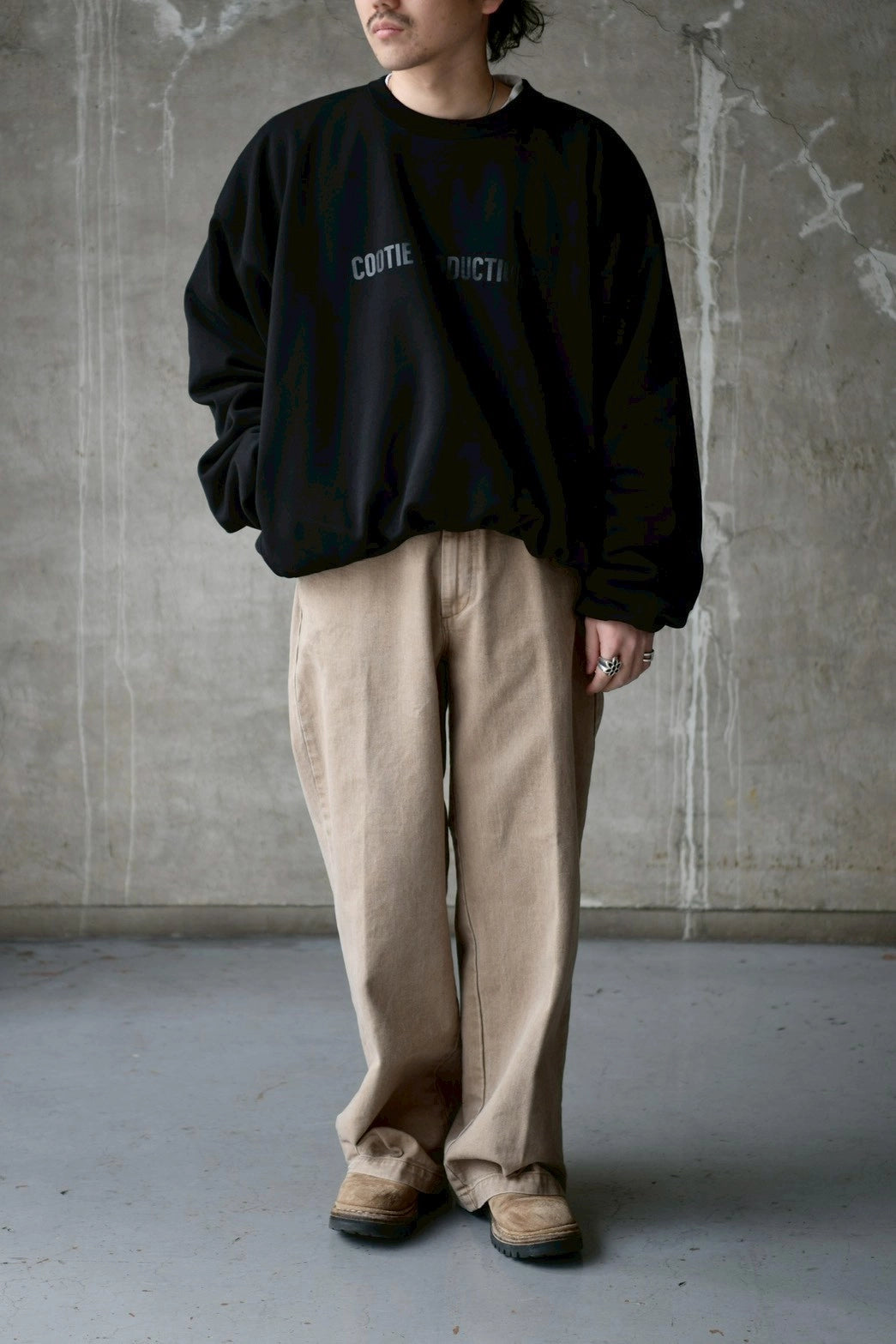 COOTIE PRODUCTIONS® / Swallow Rib Sweat Crew (CTE-25A338)