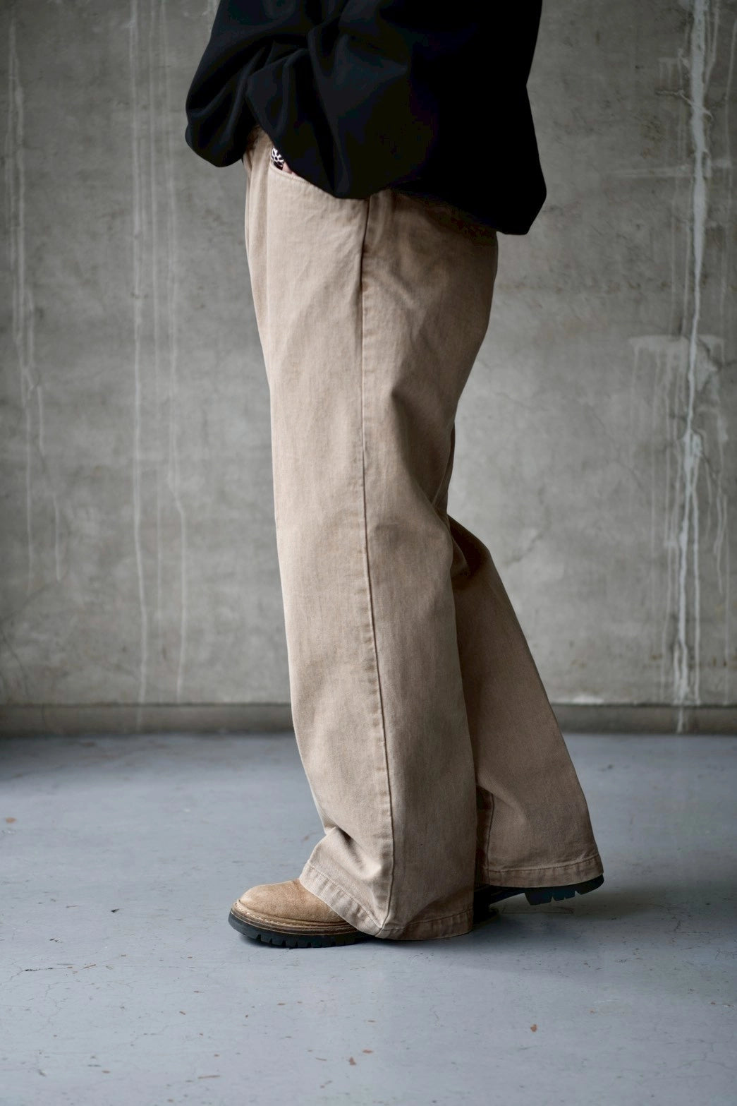 COOTIE PRODUCTIONS® / Color Denim Square Leg Easy Trousers (CTE-25A125)