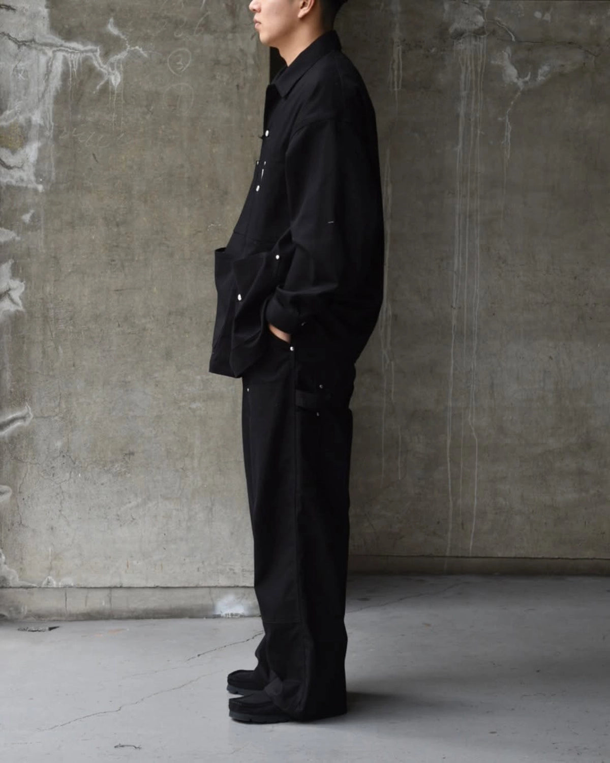 COOTIE PRODUCTIONS® / Abyss Dyed Duck Coverall (CTE-25S208)