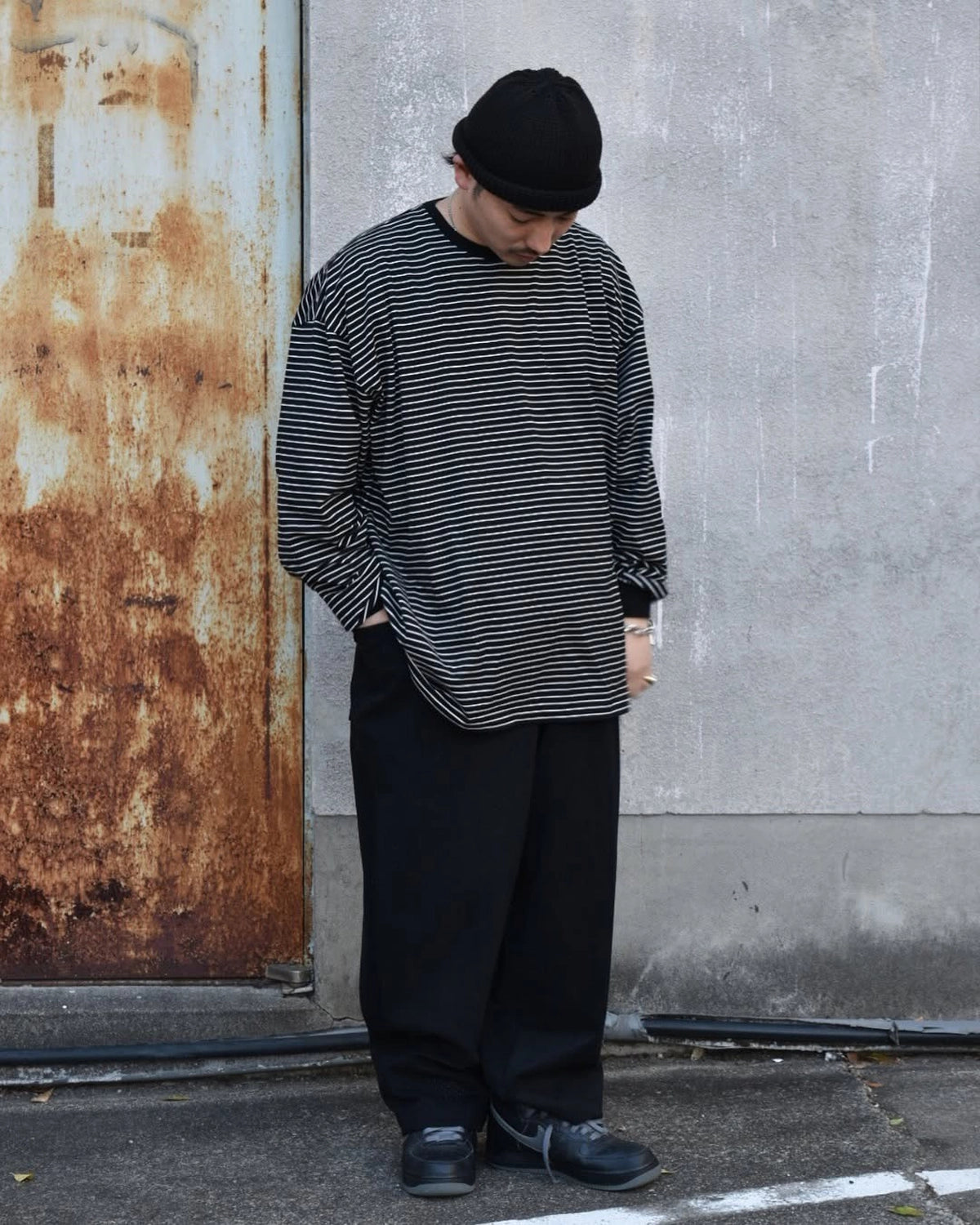 COOTIE PRODUCTIONS® / Border L/S Tee (CTE-25S313)