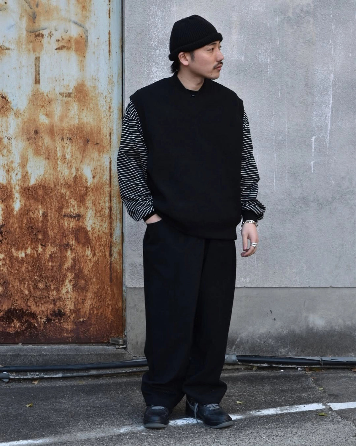 COOTIE PRODUCTIONS® / Solotex Tilden Knit Vest (CTE-25S312)