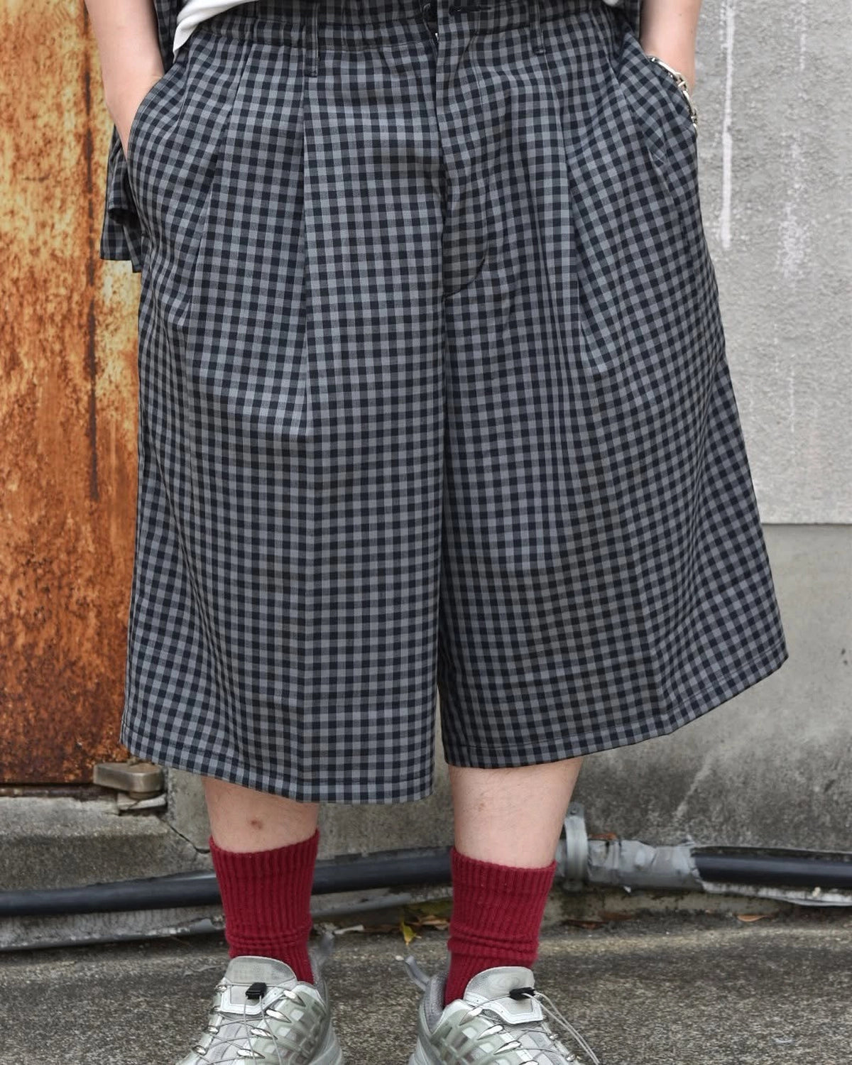 COOTIE PRODUCTIONS® / T/W 2Tuck Easy Shorts (CTE-25S103-CHECK)