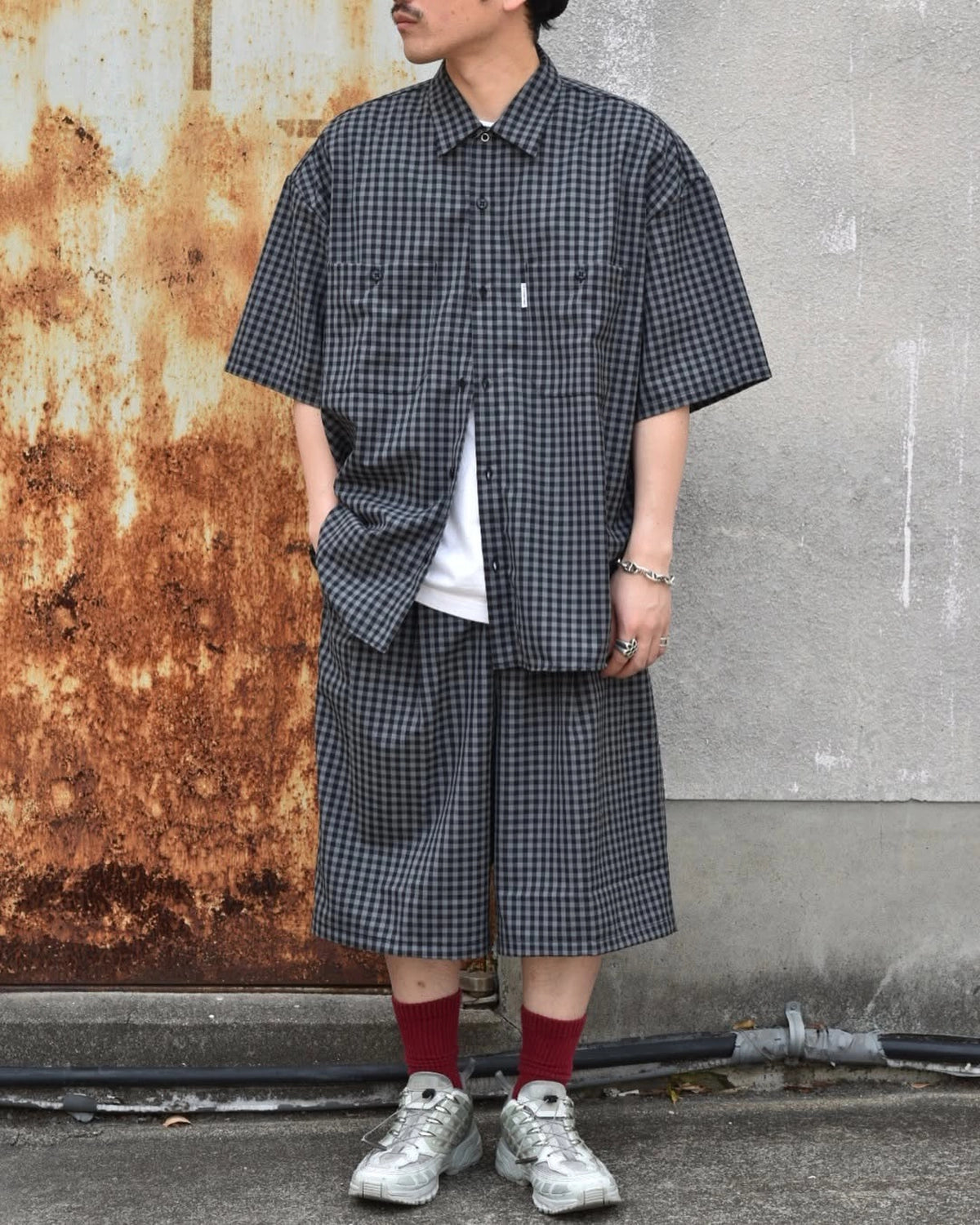 COOTIE PRODUCTIONS® / T/W 2Tuck Easy Shorts (CTE-25S103-CHECK)