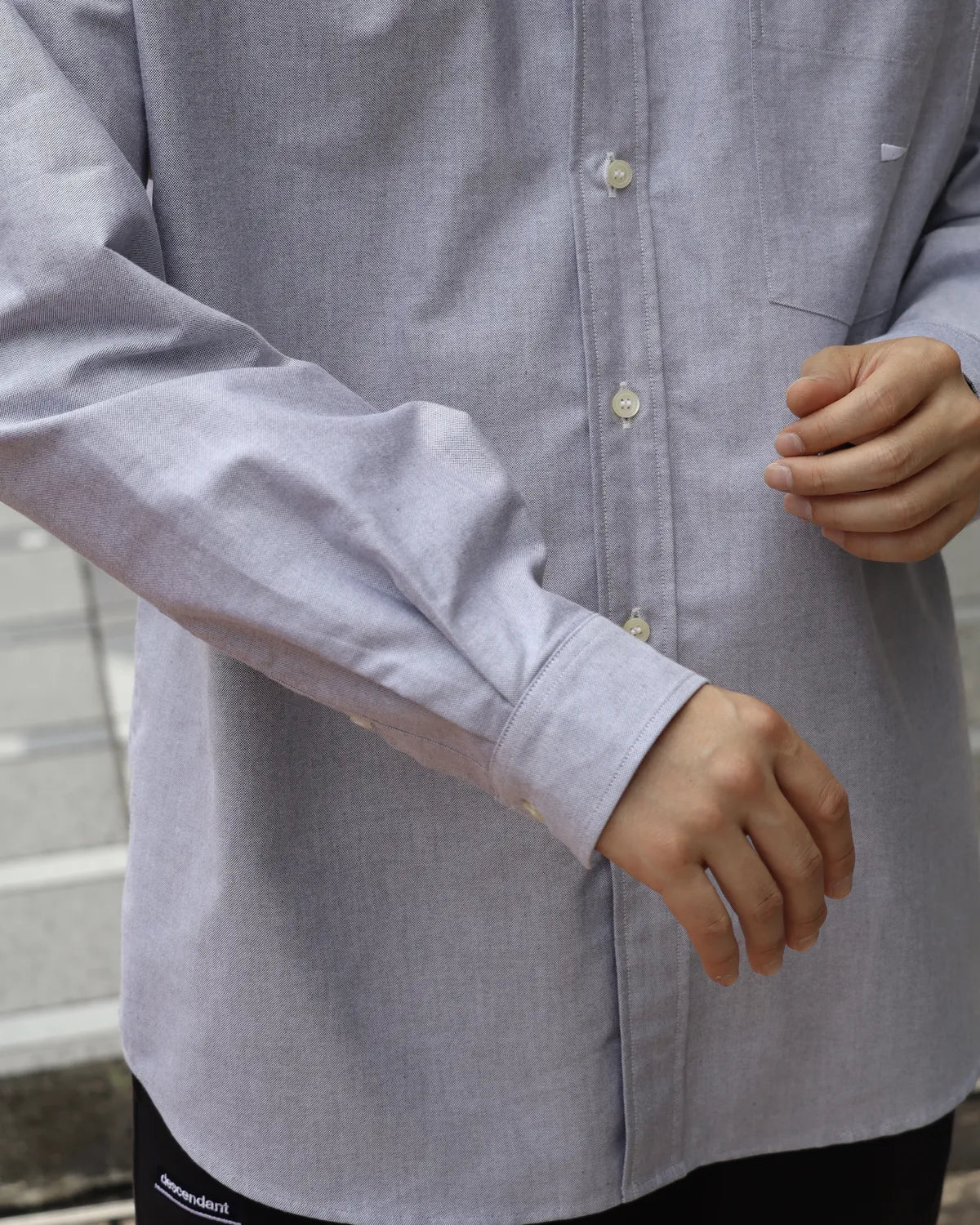 DESCENDANT / KENNEDY'S OXFORD LS SHIRT (262CPDS-SHM01)