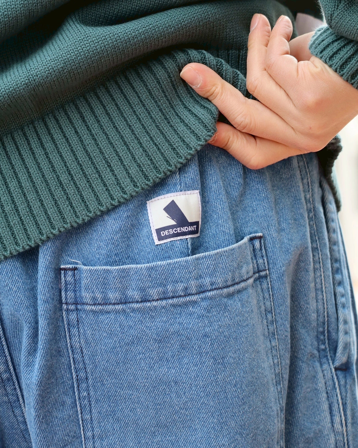 DESCENDANT / OS DENIM TROUSERS (261WVDS-PTM06)