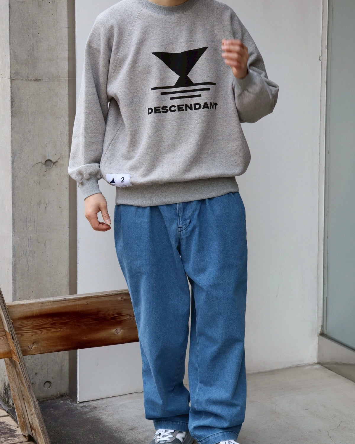 DESCENDANT / OS DENIM TROUSERS (261WVDS-PTM06)
