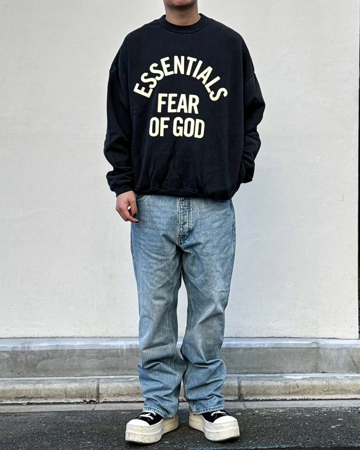 ESSENTIALS / CAMPUS 90'S CREWNECK SWEATSHIRT (192SP266591F)