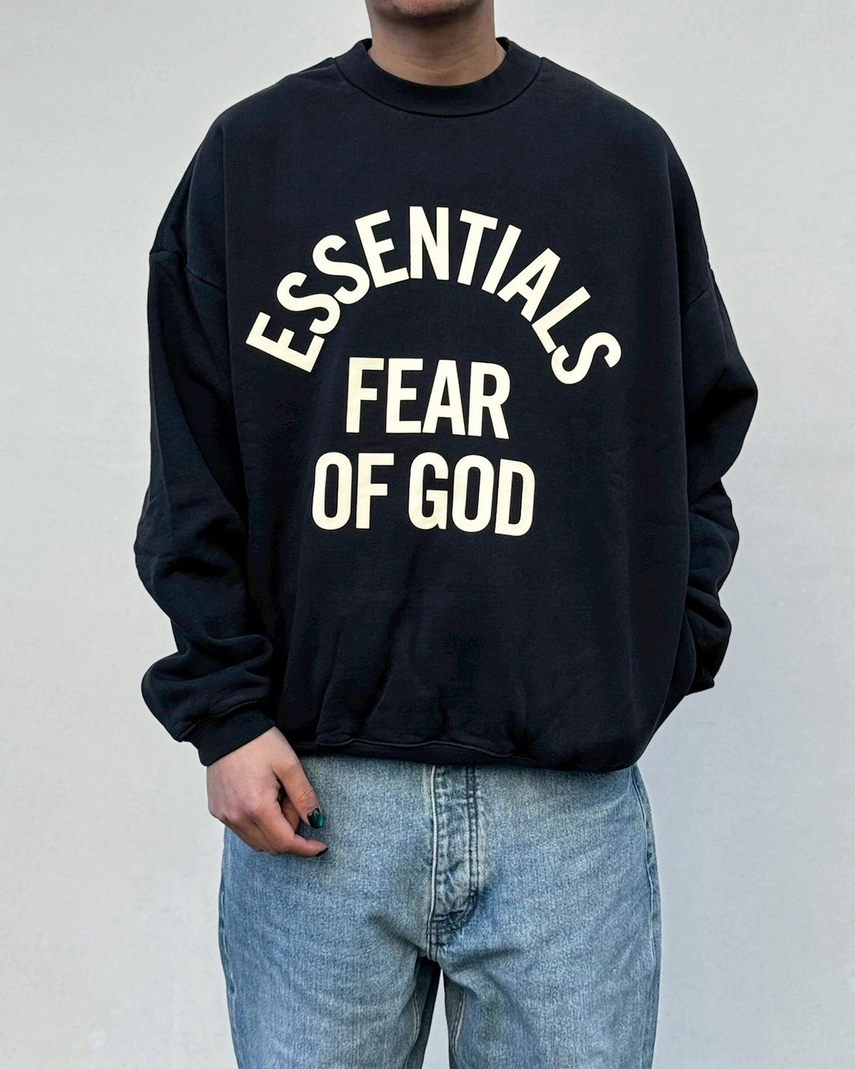 ESSENTIALS / CAMPUS 90'S CREWNECK SWEATSHIRT (192SP266591F)