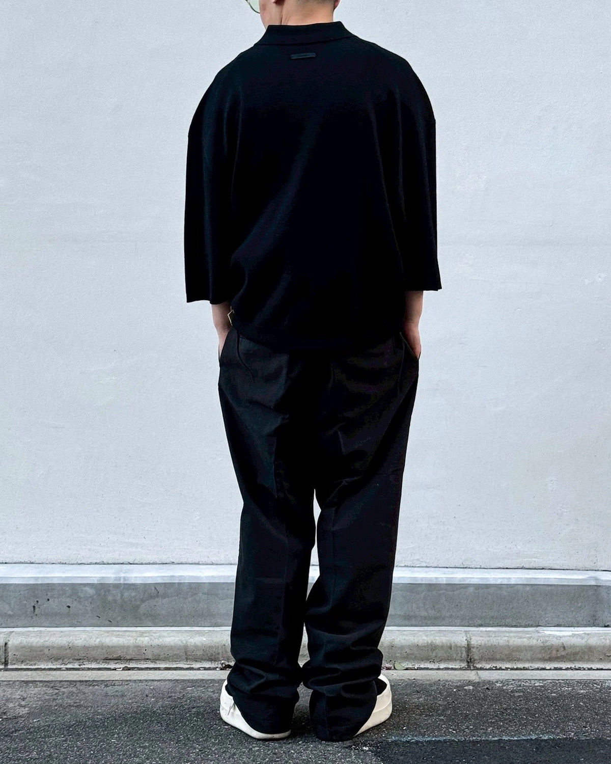 ESSENTIALS / SIGNATURE 3/4 SLEEVE 90'S KNIT POLO (192SP266961F)