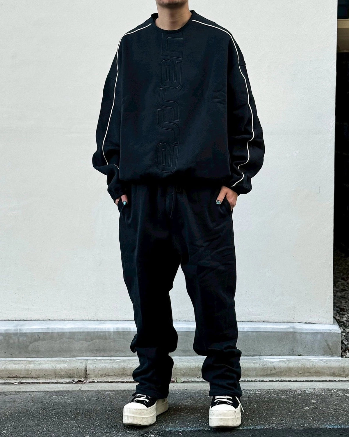 ESSENTIALS / ACTIVE TRACE CREWNECK SWEATSHIRT (192SP264071F)