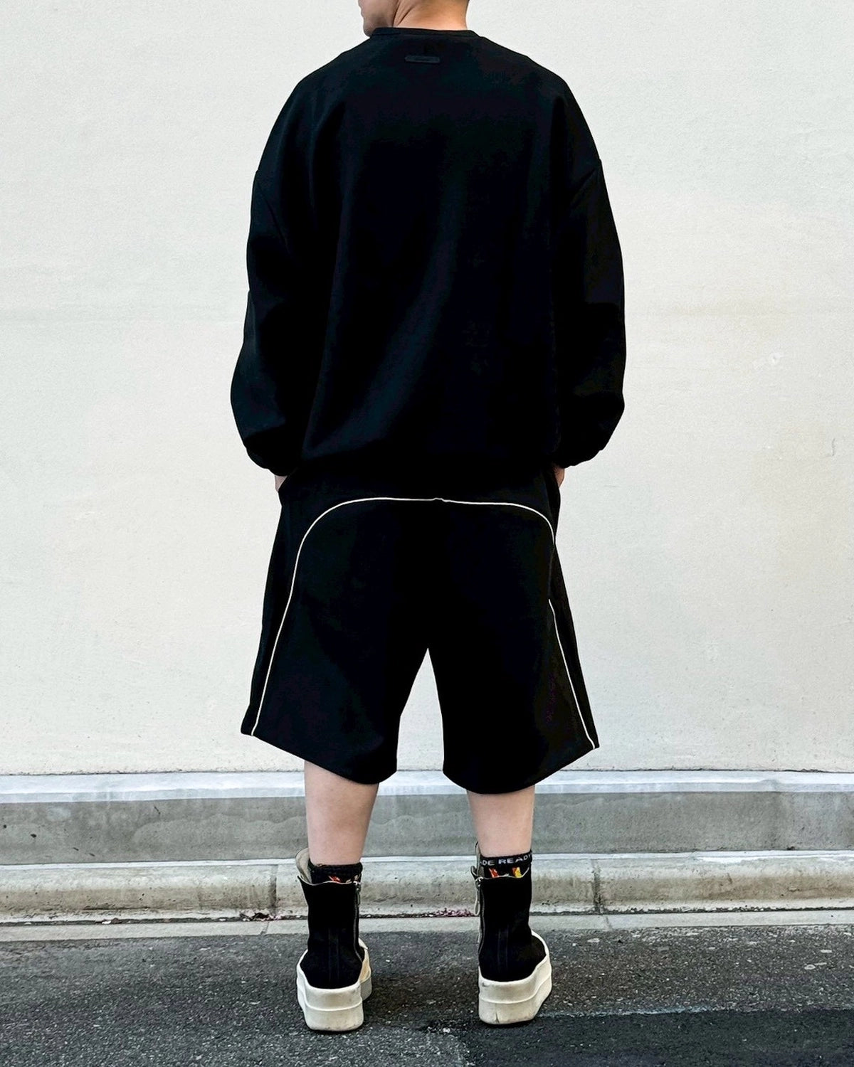 ESSENTIALS / SIGNATURE MODERN CREWNECK SWEATSHIRT W/PIPING (192SP266751F)