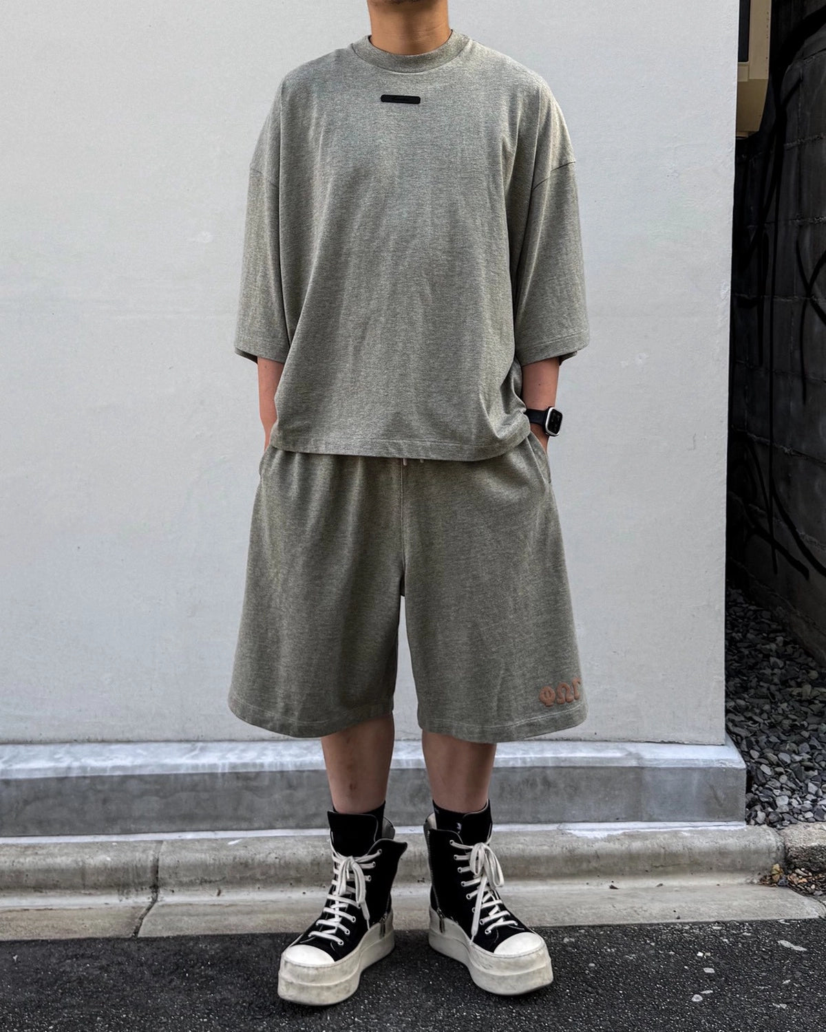 ESSENTIALS / Heavy Jersey 90s Sweatshort (RW00277-0146)