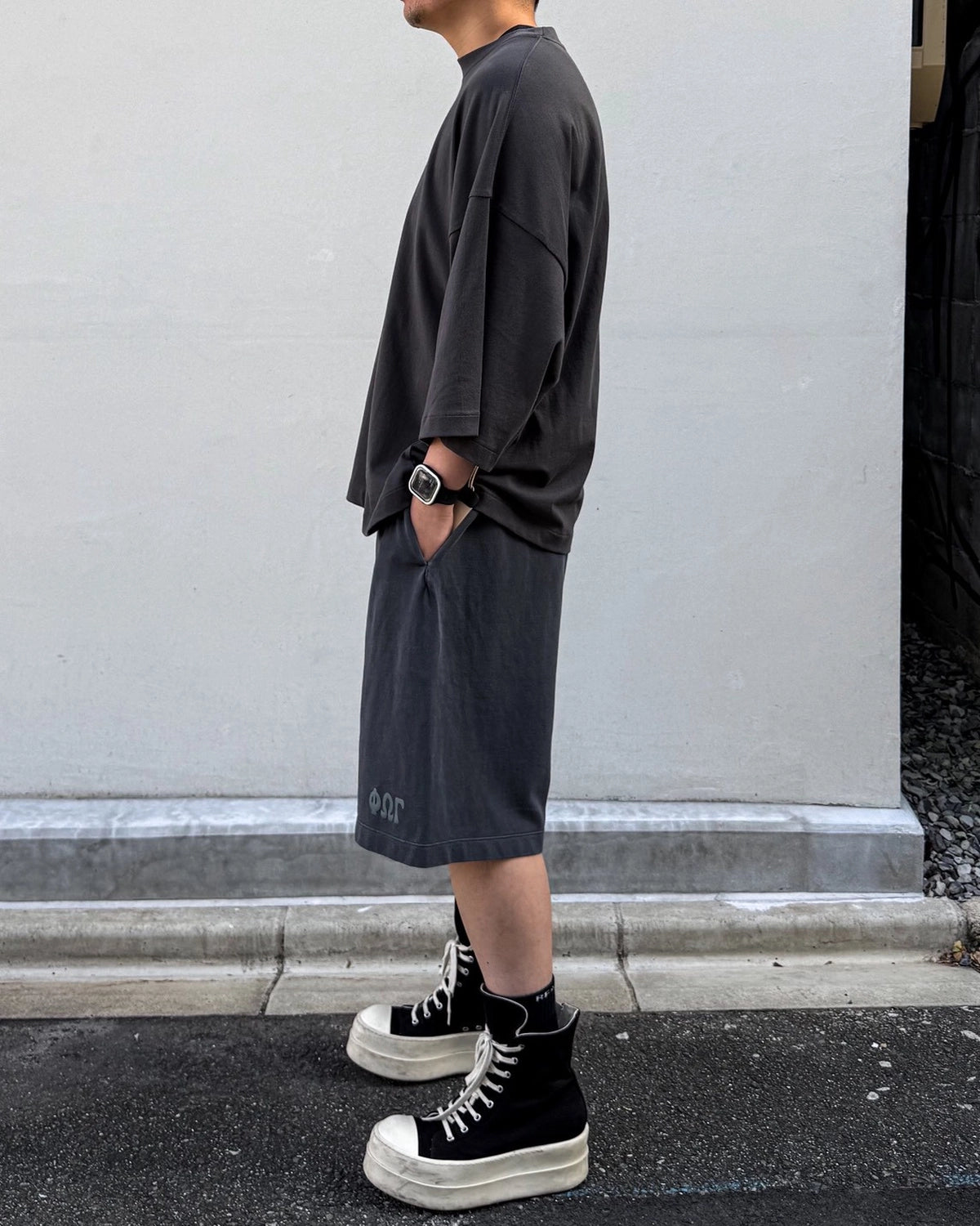 ESSENTIALS / Heavy Jersey 90s Sweatshort (RW00277-0146)