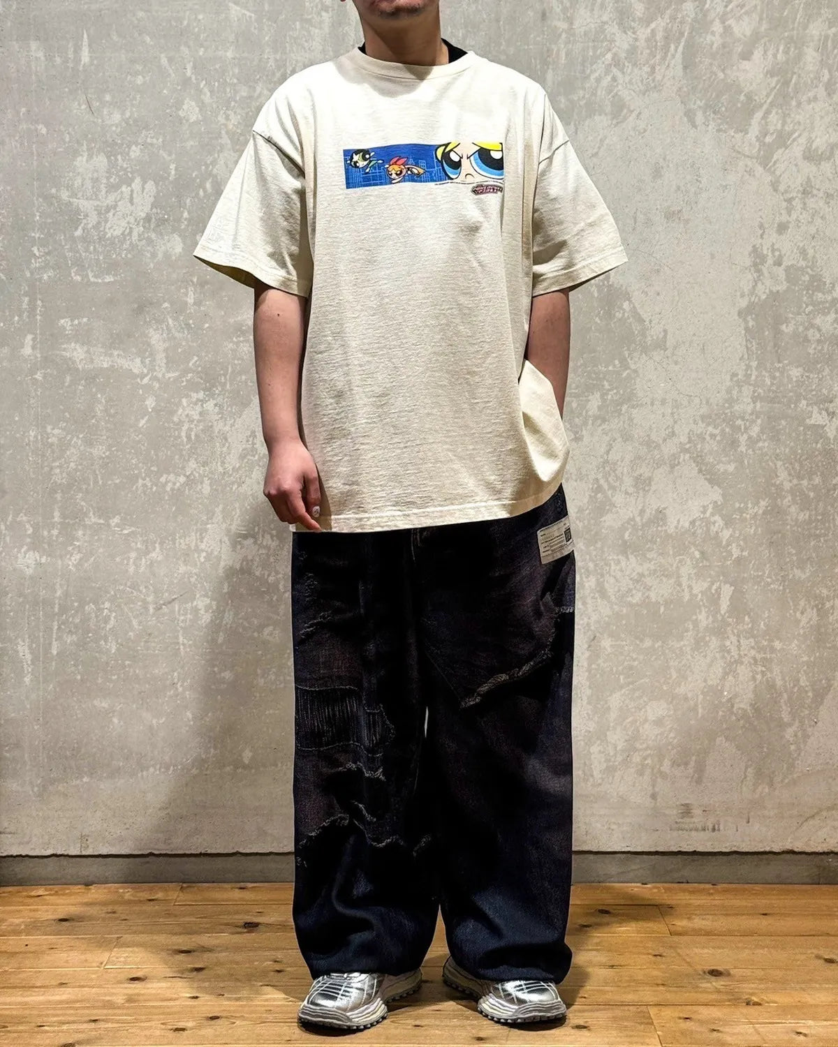 Emotionaly Unavailable × The Powerpuff Girls /  EU PPG SAVE THE DAY SS TEE (EU-HR8-0000-C21)