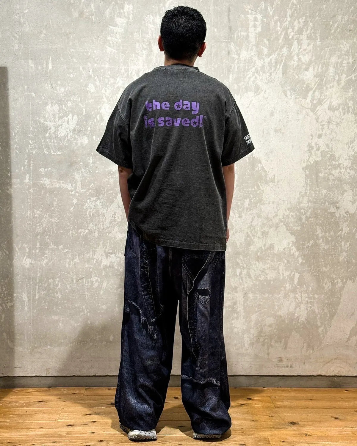 Emotionaly Unavailable × The Powerpuff Girls /  EU PPG SAVE THE DAY SS TEE (EU-HR8-0000-C21)