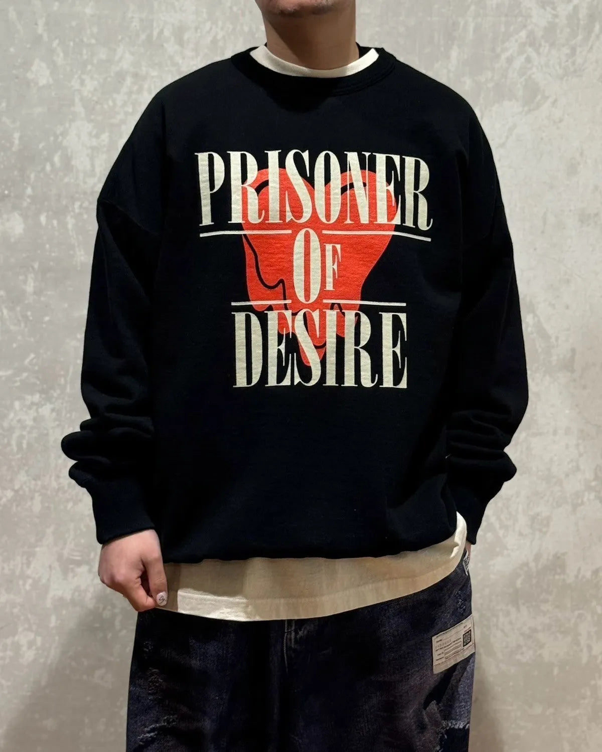 Emotionaly Unavailable /  EU PRISONER CREW SWEAT (EU-HR8-0000-014)