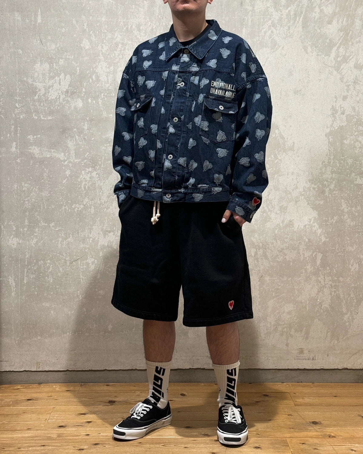 Emotionaly Unavailable  / EU DENIM JACKET (EU-HR8-0000-001)