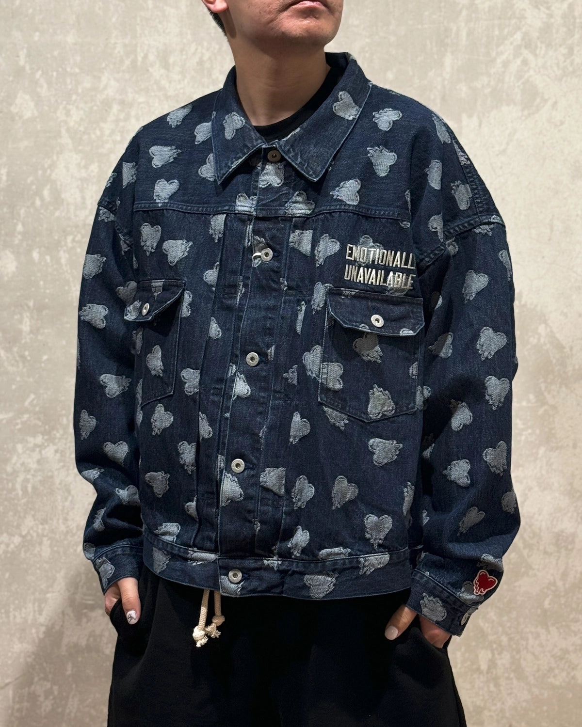 Emotionaly Unavailable  / EU DENIM JACKET (EU-HR8-0000-001)