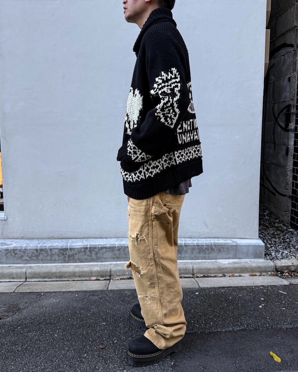Emotionaly Unavailable / EU ND KNIT JACKET (EU-MK1-0000-014)