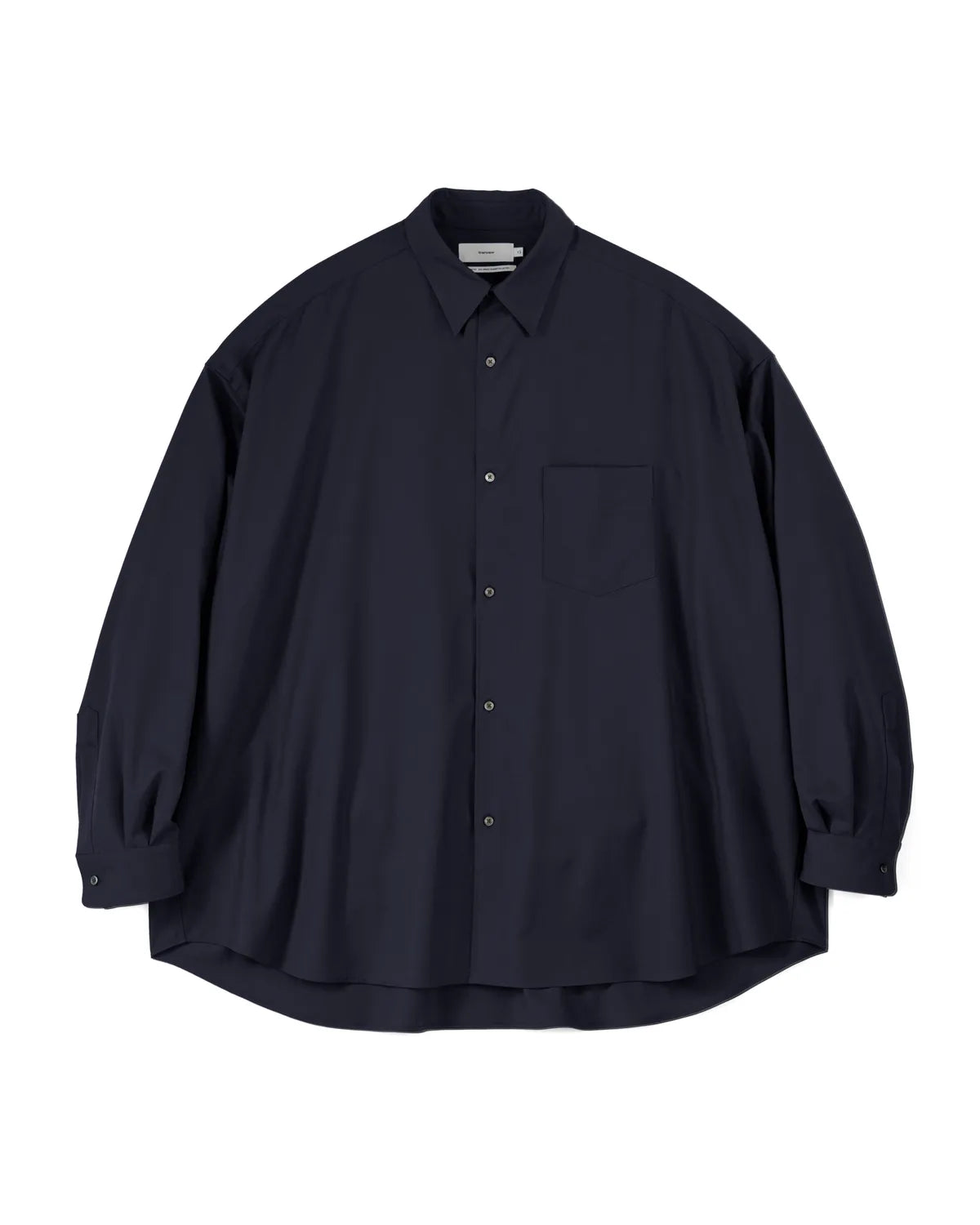 Graphpaper / Extra Fine Wool L/S Oversized Regular Coallar Shirt (GM251-50092B)