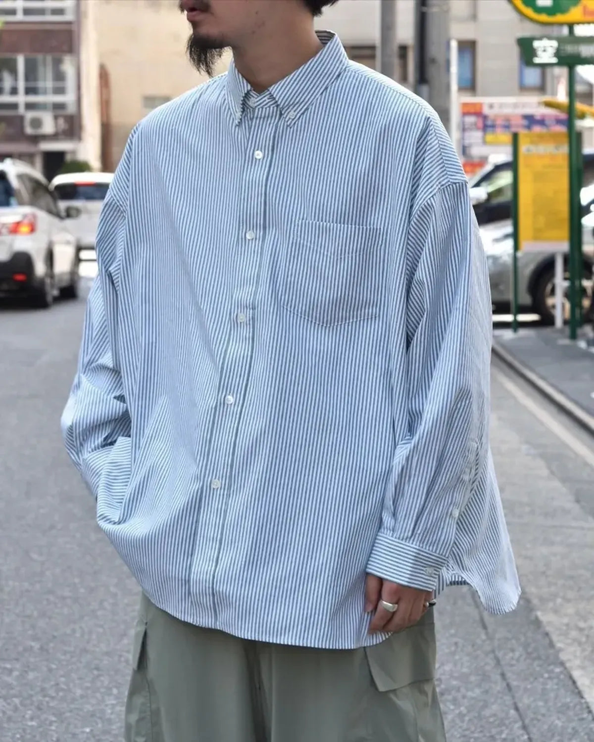 FreshService / DRY OXFORD CORPORATE L/S B.D SHIRT (FSC254-50025B)