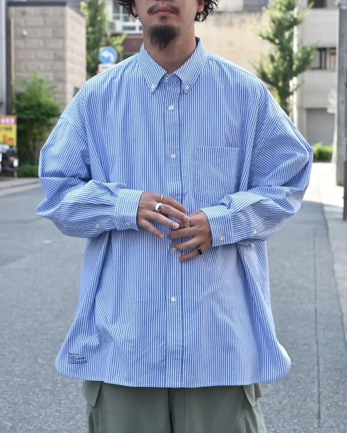 FreshService / DRY OXFORD CORPORATE L/S B.D SHIRT (FSC254-50025B)
