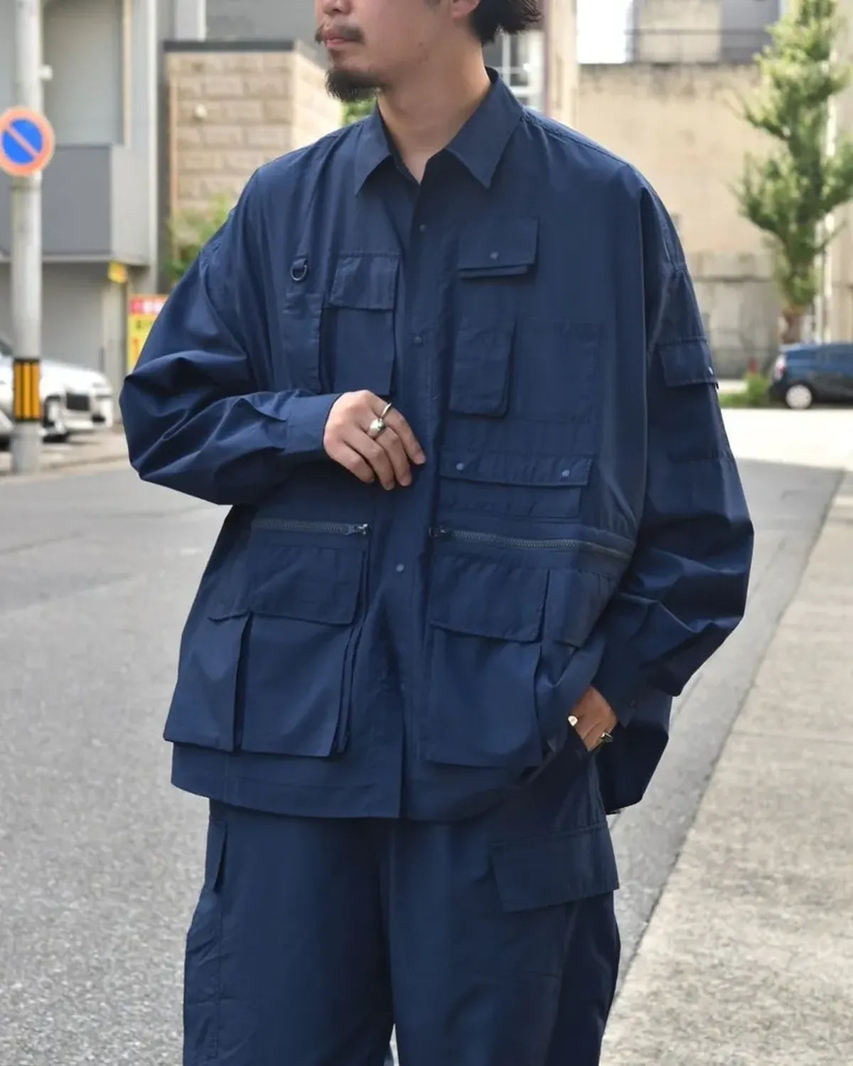FreshService / MINOTECH TAFFETA TACTICAL POCKET L/S SHIRT (FSC251-50234)