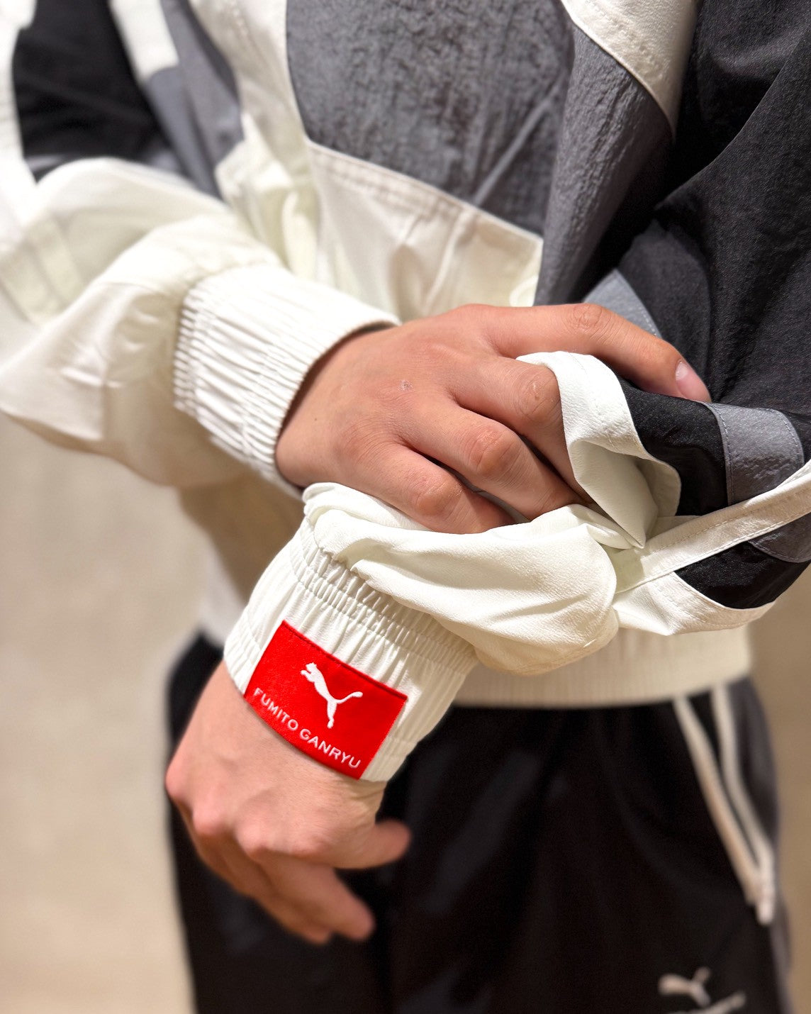FUMITO GANRYU × PUMA / Switched nylon JK (Fu14-Bl-102)