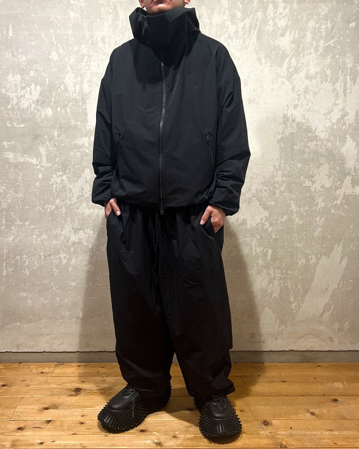 FUMITO GANRYU × PUMA / Baggy Slacks (Fu14-Pa-101)