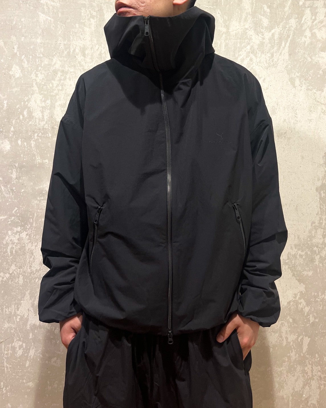 FUMITO GANRYU × PUMA / Drifter Hoodie (Fu14-Bl-101)