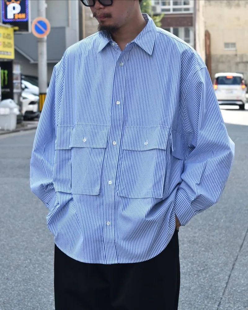 FreshService / DRY OXFORD FLAP POCKET L/S SHIRT (FSC253-50110B)