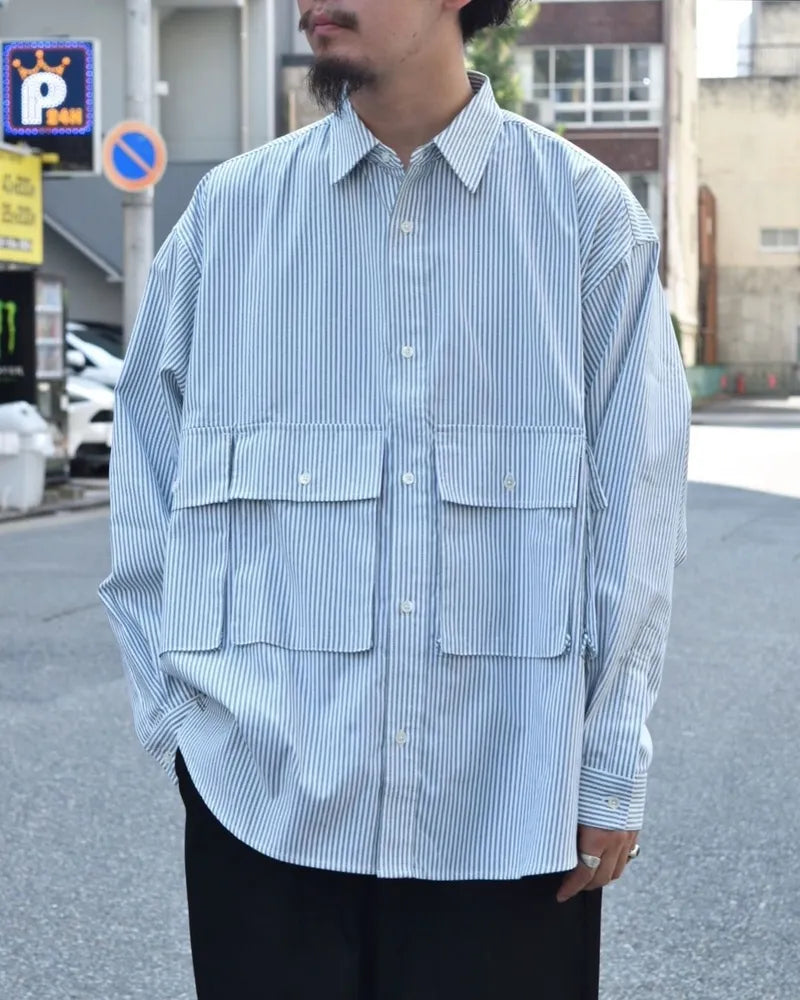 FreshService / DRY OXFORD FLAP POCKET L/S SHIRT (FSC253-50110B)