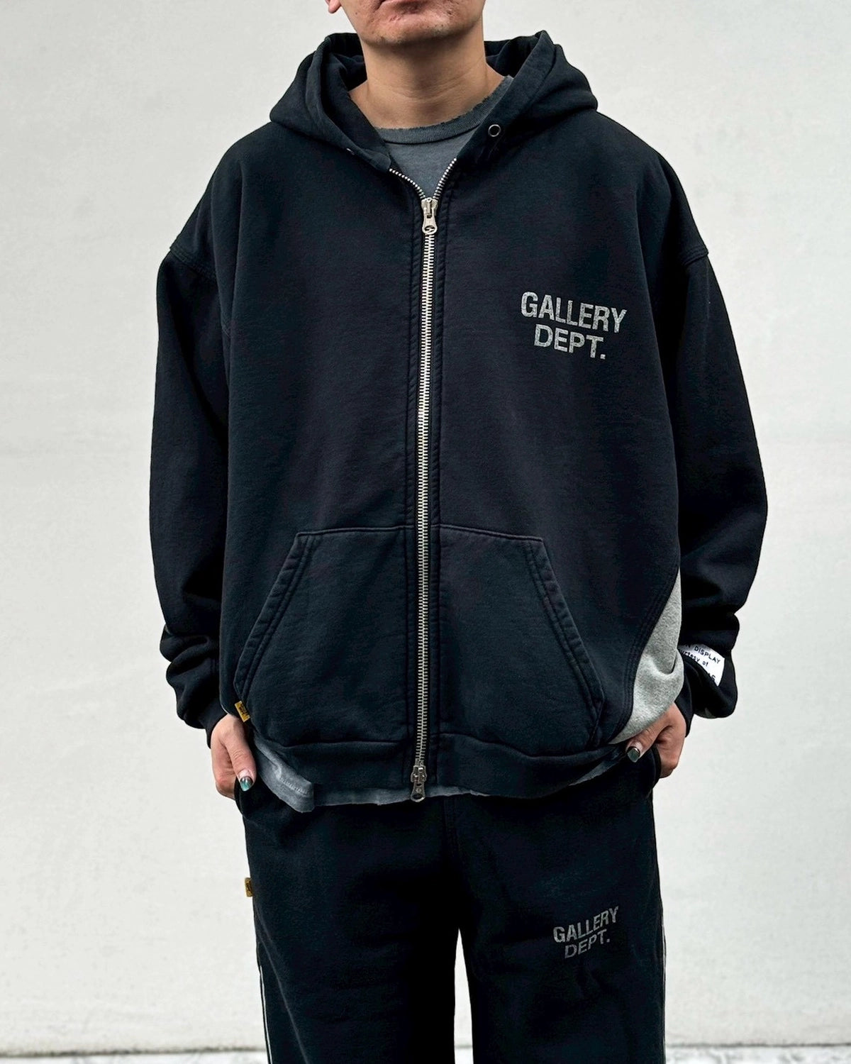 GALLERY DEPT. / CONTRAST PANEL SWEATSHIRT (OUT006)