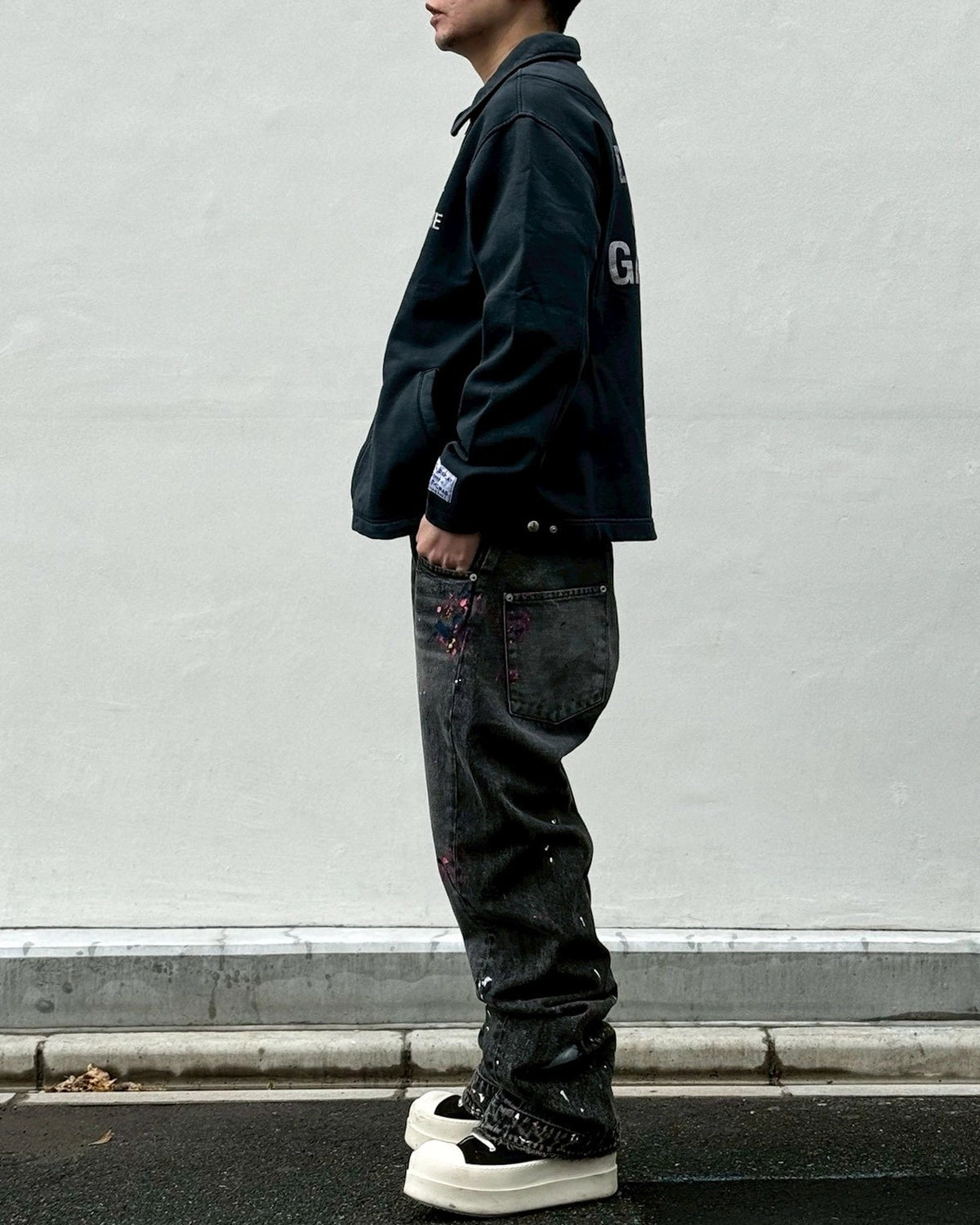 GALLERY DEPT. / ZIP DENIM (ZIPP-40105-BLKP)