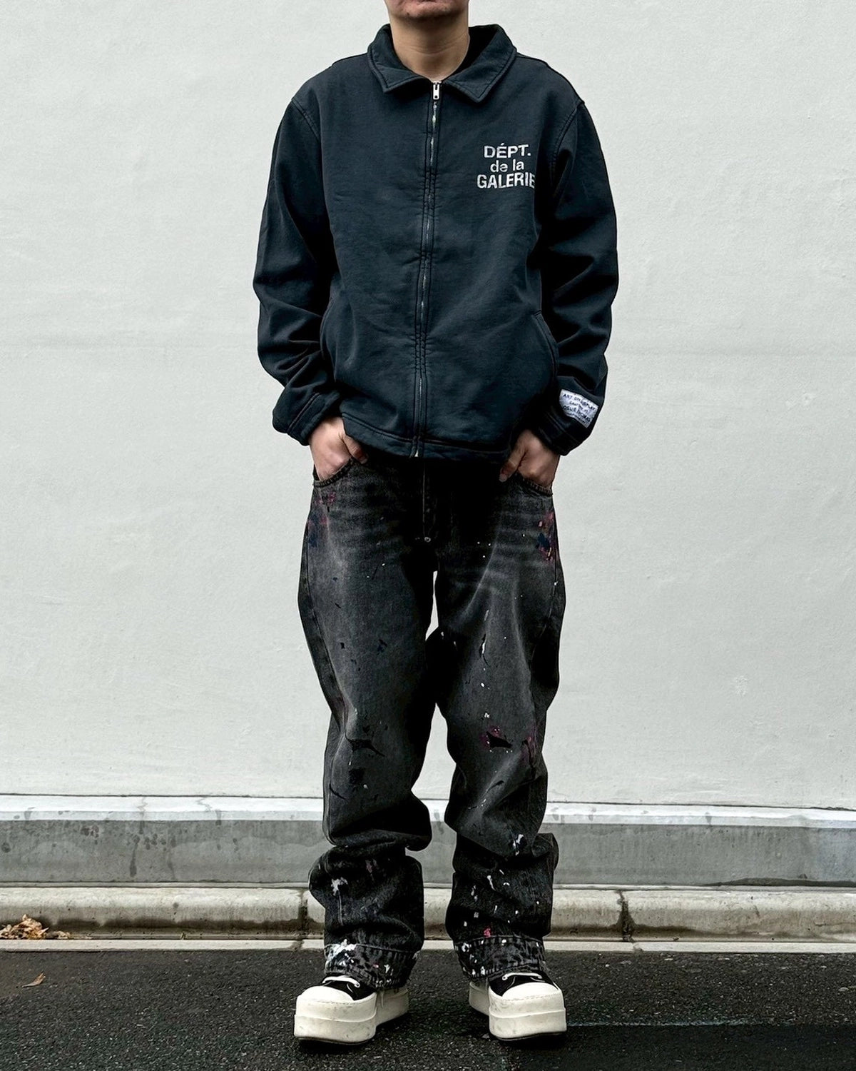 GALLERY DEPT. / ZIP DENIM (ZIPP-40105-BLKP)