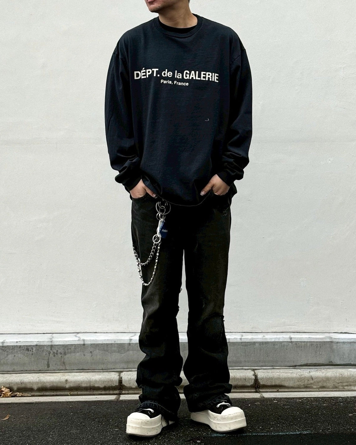 GALLERY DEPT. / FRENCH LOGO LUX L/S TEE (TOP037)